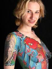 Inked Tattooed Pierced Porn - Free porn pictures and sex videos from Extreme Tattoo and ...